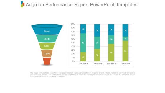 Adgroup Performance Report Powerpoint Templates
