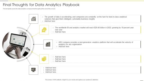 Administered Data And Analytic Quality Playbook Final Thoughts For Data Analytics Playbook Summary PDF