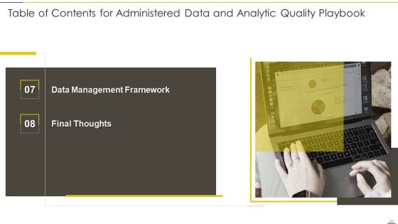 Administered Data And Analytic Quality Playbook Ppt PowerPoint Presentation Complete Deck With Slides