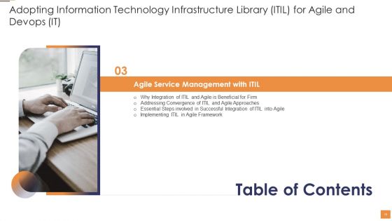Adopting Information Technology Infrastructure Library ITIL For Agile And Devops IT Ppt PowerPoint Presentation Complete Deck With Slides