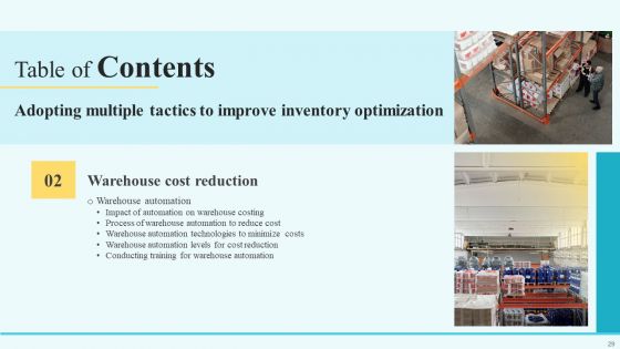 Adopting Multiple Tactics To Improve Inventory Optimization Ppt PowerPoint Presentation Complete Deck With Slides