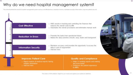 Advances In Healthcare Management System Ppt PowerPoint Presentation Complete With Slides
