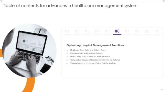 Advances In Healthcare Management System Ppt PowerPoint Presentation Complete With Slides