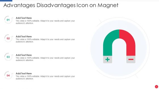 Advantages Disadvantages Icon Ppt PowerPoint Presentation Complete Deck With Slides