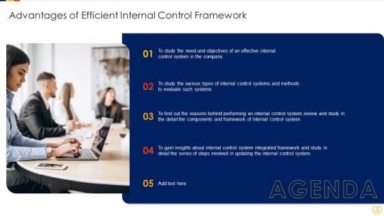 Advantages Of Efficient Internal Control Framework Ppt PowerPoint Presentation Complete Deck With Slides