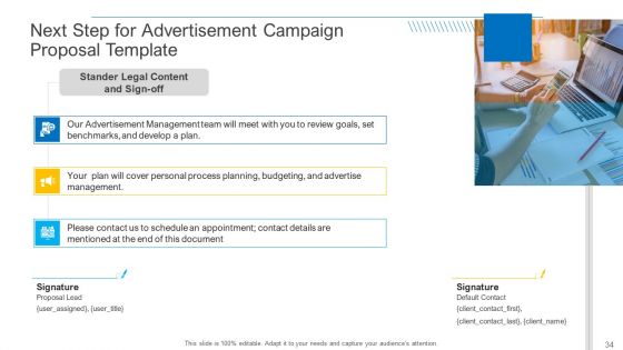 Advertisement Campaign Proposal Template Ppt PowerPoint Presentation Complete Deck With Slides