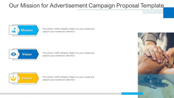 Advertisement Campaign Proposal Template Ppt PowerPoint Presentation Complete Deck With Slides