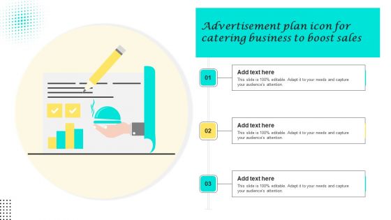 Advertisement Plan Icon For Catering Business To Boost Sales Mockup PDF Advertisement Plan Icon For Catering Business To Boost Sales Mockup PDF