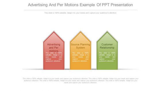 Advertising And Per Motions Example Of Ppt Presentation