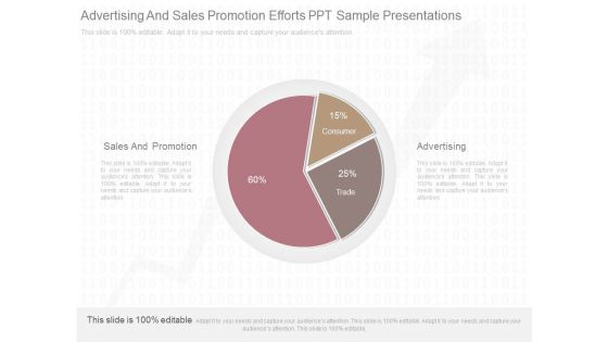 Advertising And Sales Promotion Efforts Ppt Sample Presentations