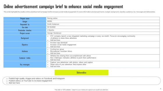 Advertising Campaign Brief Ppt PowerPoint Presentation Complete Deck With Slides