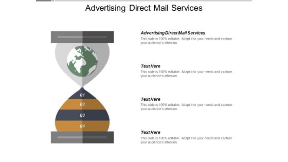 Advertising Direct Mail Services Ppt PowerPoint Presentation File Slide Cpb
