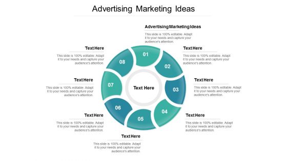 Advertising Marketing Ideas Ppt PowerPoint Presentation Infographics Topics Cpb