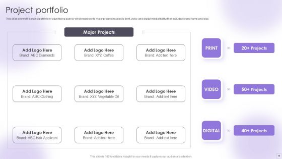 Advertising Services Company Profile Ppt PowerPoint Presentation Complete Deck With Slides