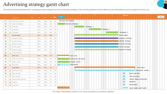 Advertising Strategy Gantt Chart Microsoft PDF Advertising Strategy Gantt Chart Microsoft PDF