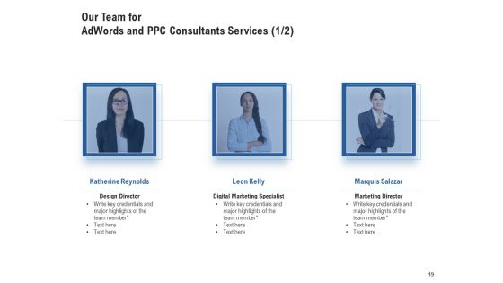 Adwords And PPC Management Services Proposal Ppt PowerPoint Presentation Complete Deck With Slides