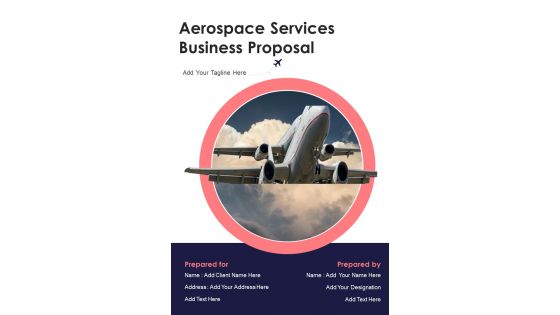 Aerospace Services Business Proposal Example Document Report Doc Pdf Ppt