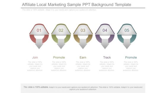 Affiliate Local Marketing Sample Ppt Background Template
