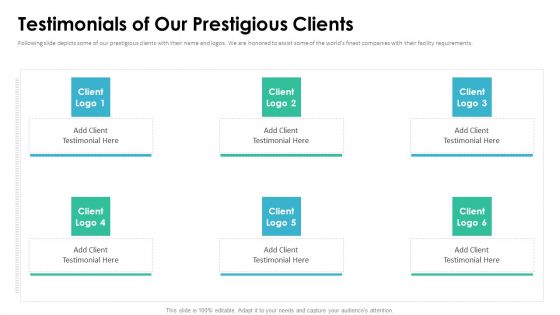 Affiliate Marketer Investor Pitch Deck Testimonials Of Our Prestigious Clients Microsoft PDF