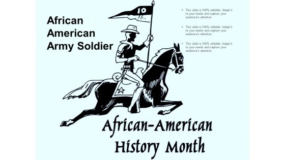 African American Army Soldier Ppt PowerPoint Presentation File Example