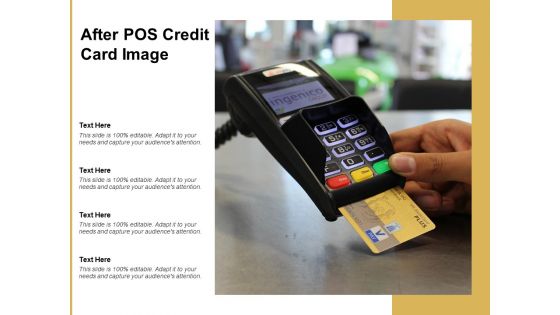 After POS Credit Card Image Ppt PowerPoint Presentation File Vector
