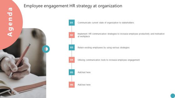 Agenda Employee Engagement HR Strategy At Organization Ideas PDF Agenda Employee Engagement HR Strategy At Organization Ideas PDF