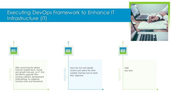 Agenda Executing Devops Framework To Enhance IT Infrastructure IT Microsoft PDF