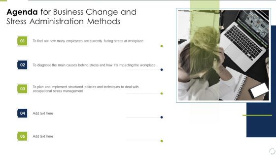 Agenda For Business Change And Stress Administration Methods Ideas PDF Agenda For Business Change And Stress Administration Methods Ideas PDF