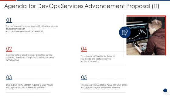 Agenda For Devops Services Advancement Proposal It Rules PDF
