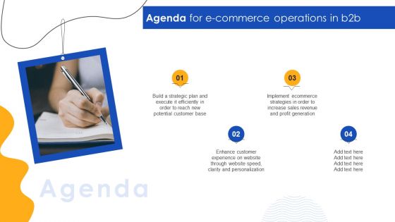 Agenda For E Commerce Operations In B2b Structure PDF Agenda For E Commerce Operations In B2b Structure PDF