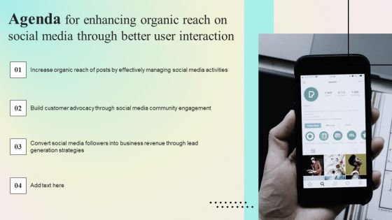 Agenda For Enhancing Organic Reach On Social Media Through Better User Interaction Designs PDF