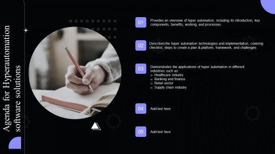 Agenda For Hyperautomation Software Solutions Diagrams PDF Agenda For Hyperautomation Software Solutions Diagrams PDF
