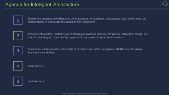Agenda For Intelligent Architecture Ppt Gallery Outline PDF Agenda For Intelligent Architecture Ppt Gallery Outline PDF