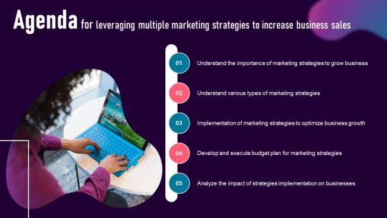 Agenda For Leveraging Multiple Marketing Strategies To Increase Business Sales Information PDF Agenda For Leveraging Multiple Marketing Strategies To Increase Business Sales Information PDF