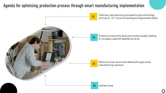 Agenda For Optimizing Production Process Through Smart Manufacturing Implementation Structure PDF Agenda For Optimizing Production Process Through Smart Manufacturing Implementation Structure PDF