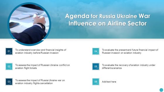 Agenda For Russia Ukraine War Influence On Airline Sector Pictures PDF