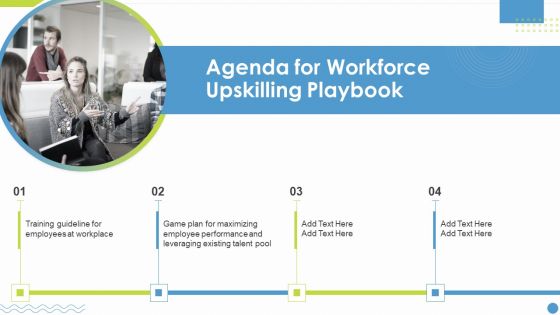 Agenda For Workforce Upskilling Playbook Professional PDF Agenda For Workforce Upskilling Playbook Professional PDF