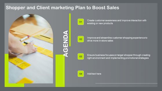 Agenda Shopper And Client Marketing Plan To Boost Sales Inspiration PDF Agenda Shopper And Client Marketing Plan To Boost Sales Inspiration PDF