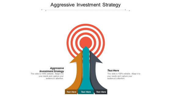 Aggressive Investment Strategy Ppt PowerPoint Presentation Show Layout Ideas