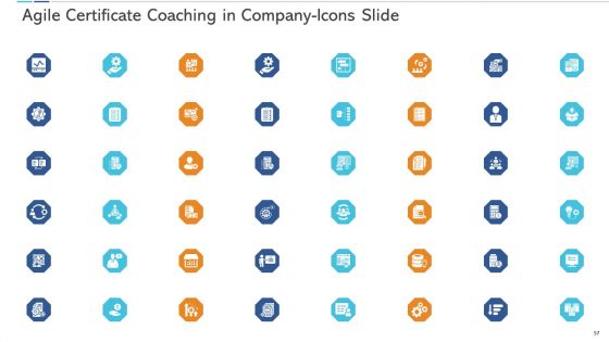 Agile Certificate Coaching In Company Ppt PowerPoint Presentation Complete Deck With Slides