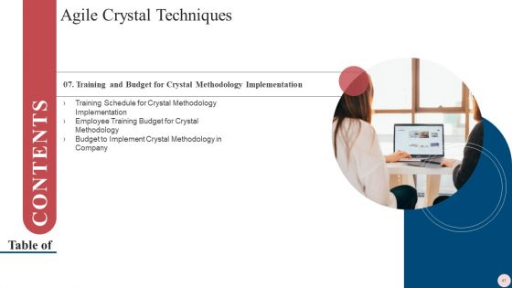 Agile Crystal Techniques Ppt PowerPoint Presentation Complete With Slides