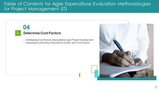 Agile Expenditure Evaluation Methodologies For Project Management IT Ppt PowerPoint Presentation Complete Deck With Slides