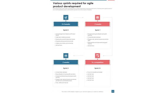 Agile Framework Playbook For Project Management Template