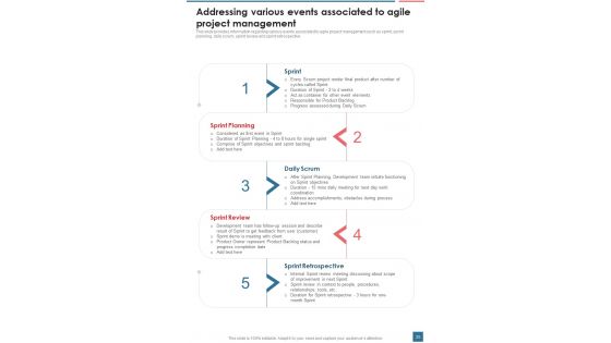 Agile Framework Playbook For Project Management Template