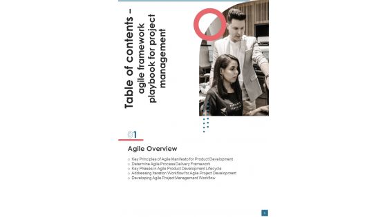 Agile Framework Playbook For Project Management Template