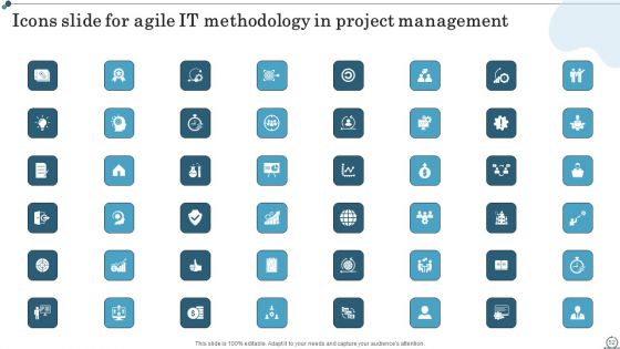 Agile IT Methodology In Project Management Ppt PowerPoint Presentation Complete Deck With Slides
