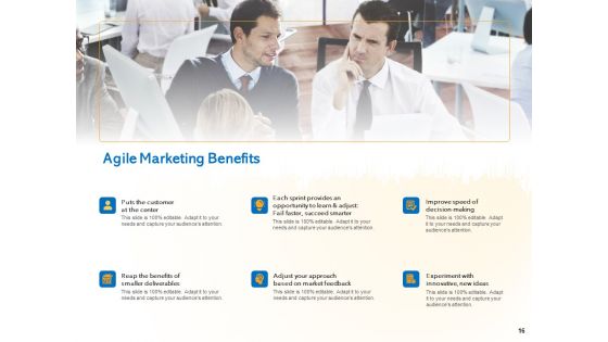 Agile Marketing Approach Ppt PowerPoint Presentation Complete Deck With Slides