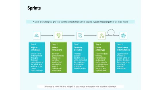 Agile Marketing Guide Sprints Ppt Infographics Graphic Tips PDF