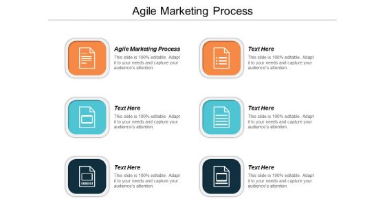 Agile Marketing Process Ppt Powerpoint Presentation Model Design Ideas Cpb
