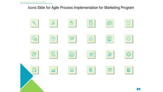 Agile Process Implementation For Marketing Program Ppt PowerPoint Presentation Complete Deck With Slides